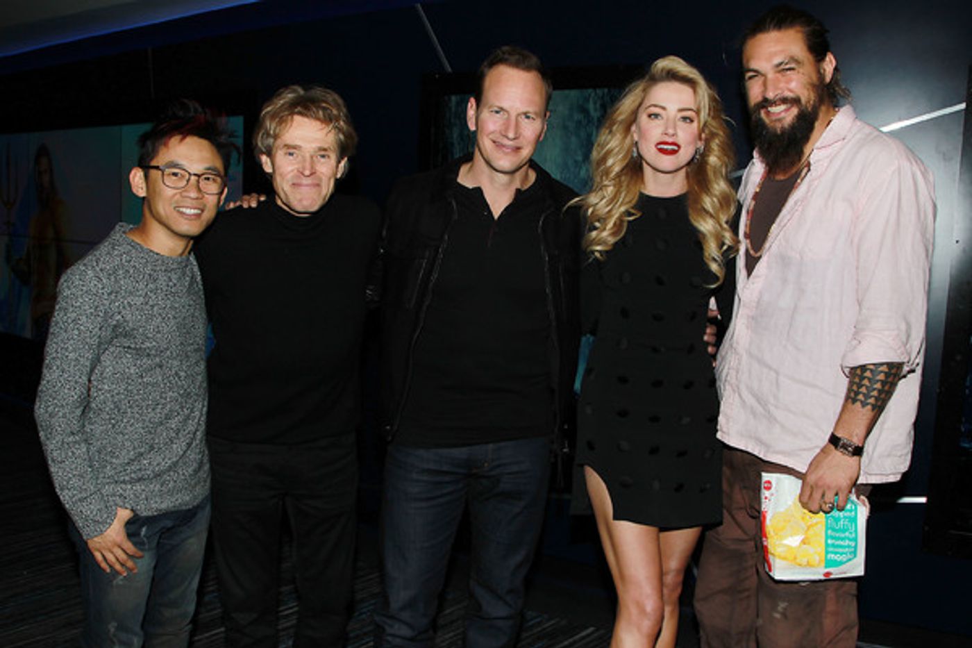 Photo Flash: Jason Momoa Surprises Fans in Times Square Before AQUAMAN Screening  Image