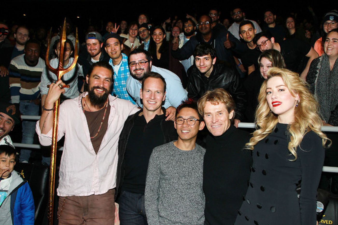 Photo Flash: Jason Momoa Surprises Fans in Times Square Before AQUAMAN Screening  Image