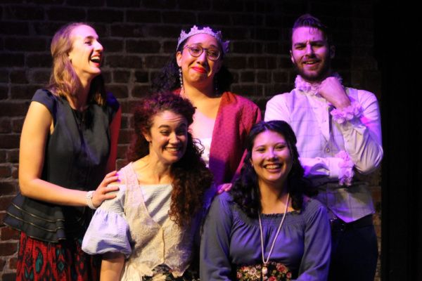 Rosaline (Julie Lanctot), Katharine (Megan Ruble), the Princess (Tiana Randall-Quant) Photo