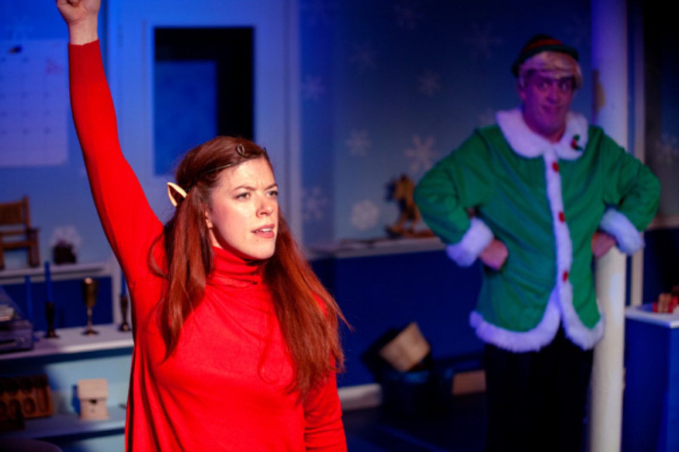 Photo Flash: First Look at THE ELVES AND THE SCHUMACHERS At Theatre NOVA  Image