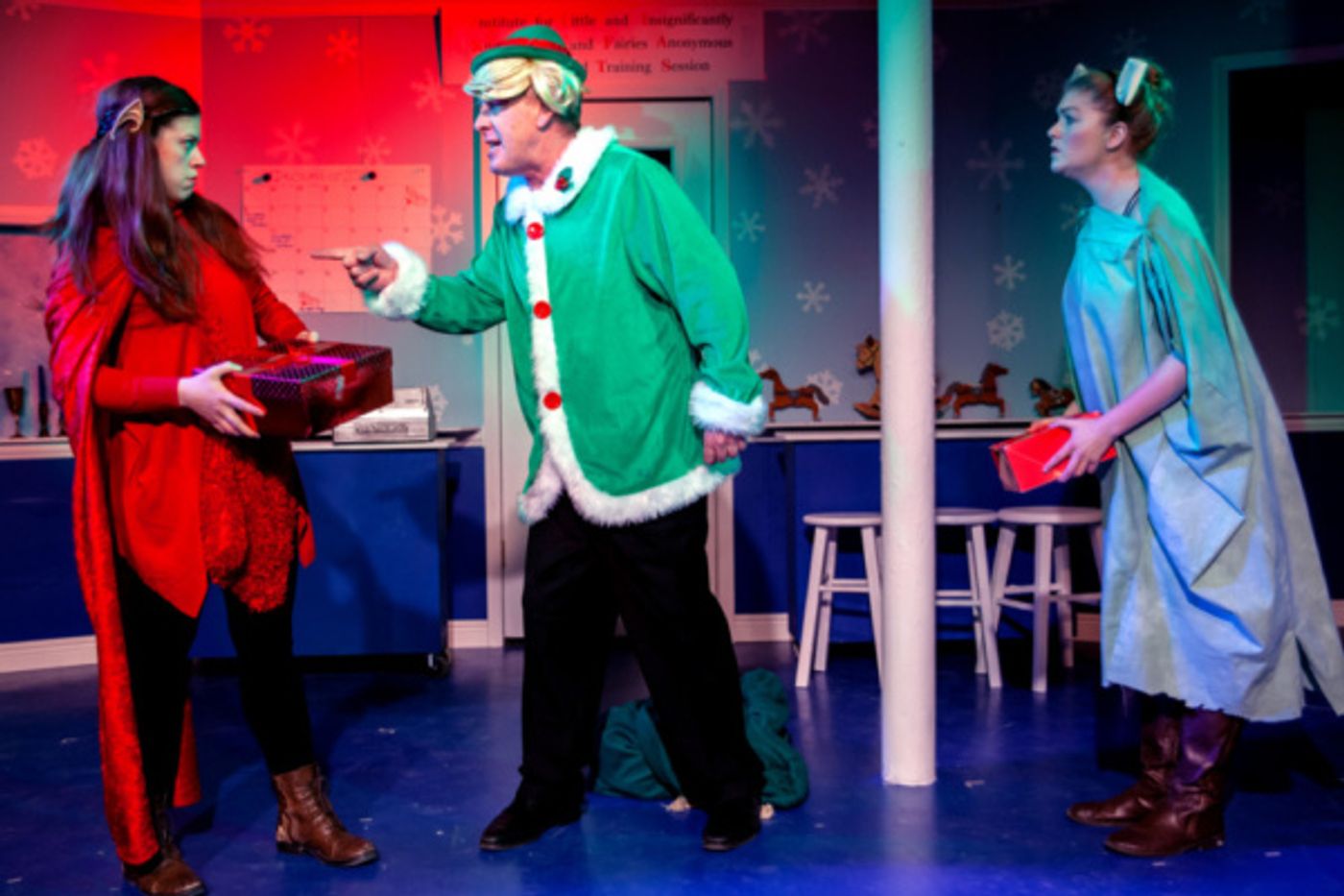 Photo Flash: First Look at THE ELVES AND THE SCHUMACHERS At Theatre NOVA  Image