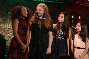 Gianna Harris (School of Rock) with Anakeesta Ironwood, and sisters Phoebe Young (Weightless) and Keira Belle Young (The King And I). @ BroadwayWorld Gianna Harris (School of Rock) with Anakeesta Ironwood, and sisters Phoebe Young (Wei Photo