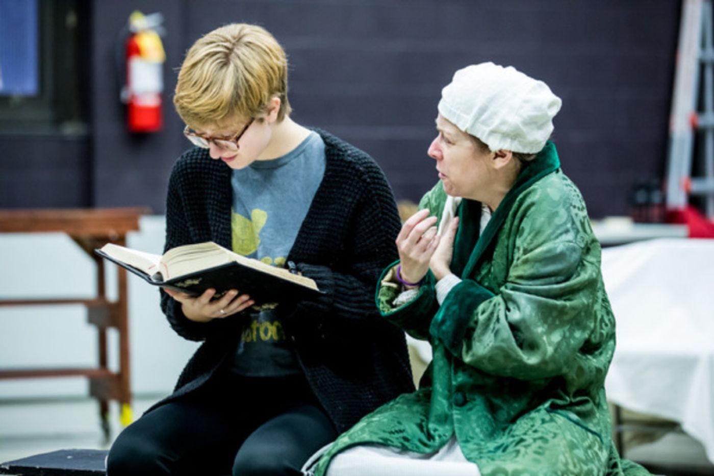 Photo Flash: In Rehearsal With Titan Theatre Company's A CHRISTMAS CAROL Photo Flash: In Rehearsal With Titan Theatre Company's A CHRISTMAS CAROL Image