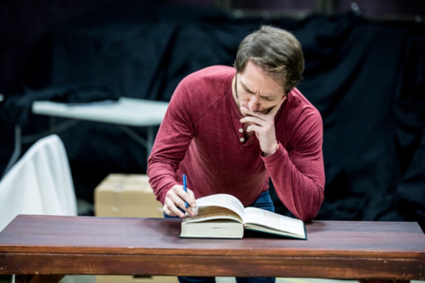 Photo Flash: In Rehearsal With Titan Theatre Company's A CHRISTMAS CAROL  Image