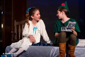 Hayden Del Valle as Wendy Darling and Emma Rosemond as Peter Pan Jr in ACANY’s PETER PAN JR.
@ BroadwayWorld Hayden Del Valle as Wendy Darling and Emma Rosemond as Peter Pan Jr in ACANY’s Photo