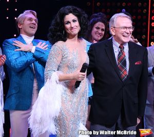 Michael Berresse, Stephanie J. Block and Bob Mackie  Photo