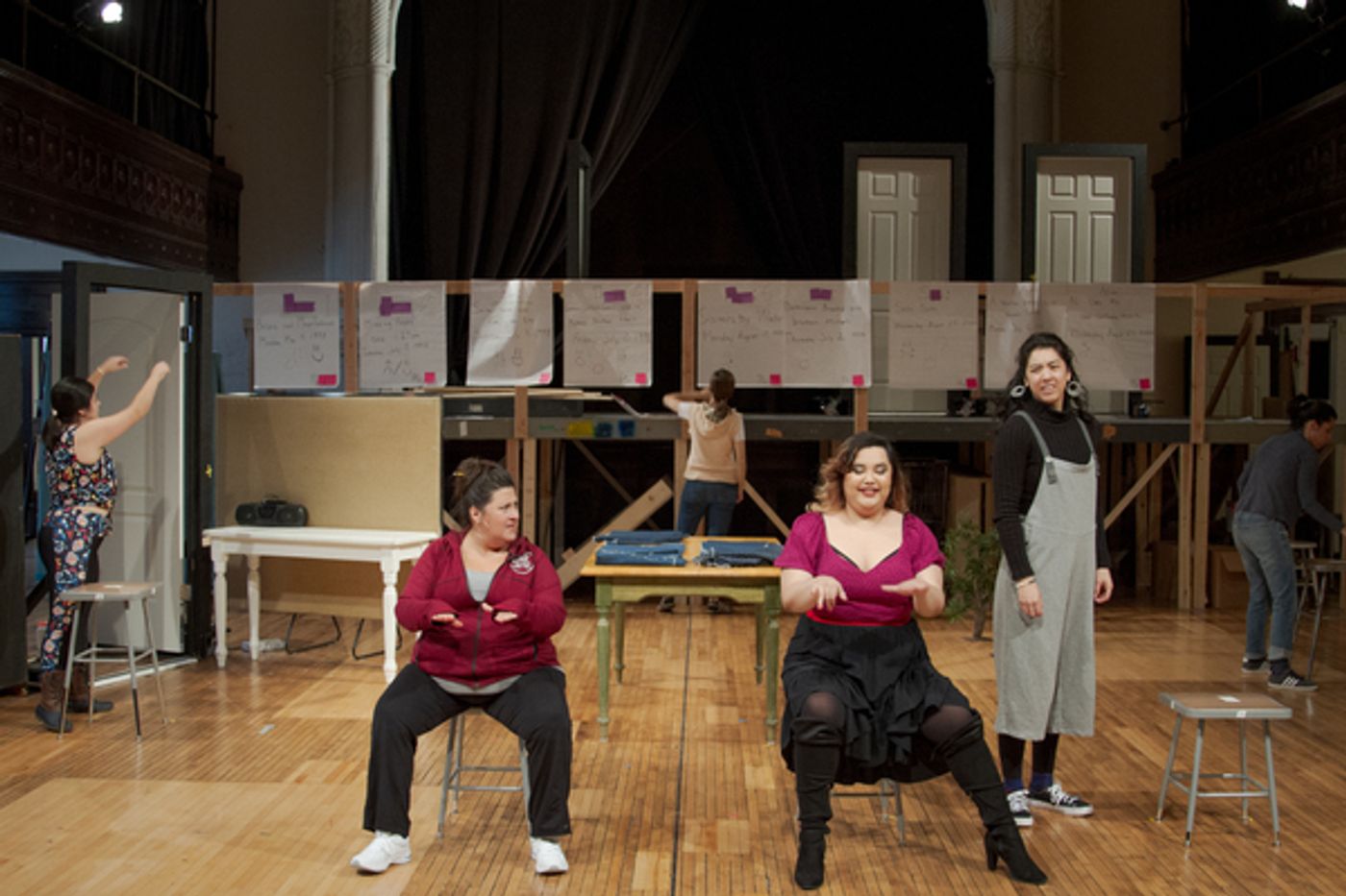 Photo Flash: In Rehearsal with Steppenwolf's LA RUTA Photo Flash: In Rehearsal with Steppenwolf's LA RUTA Image