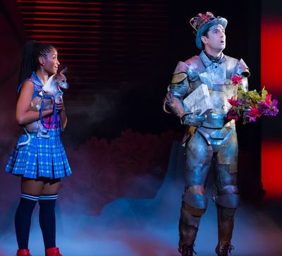 Camille Eanga-Selenge as Dorothy, Eric Craig as Tin Man. Photo by Racheal McCaig Photo