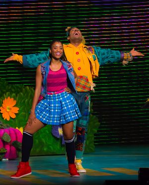 Camille Eanga-Selenge as Dorothy, Matt Nethersol as Scarecrow. Photo by Racheal McCaig @ BroadwayWorld Camille Eanga-Selenge as Dorothy, Matt Nethersol as Scarecrow. Photo by Racheal McCai Photo