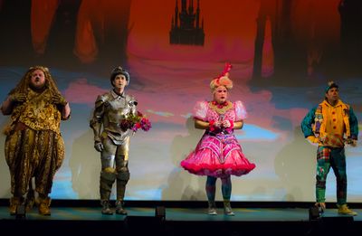 Daniel Williston as Lion, Eric Craig as Tin Man, Michael De Rose as Sugarbum The Good Photo