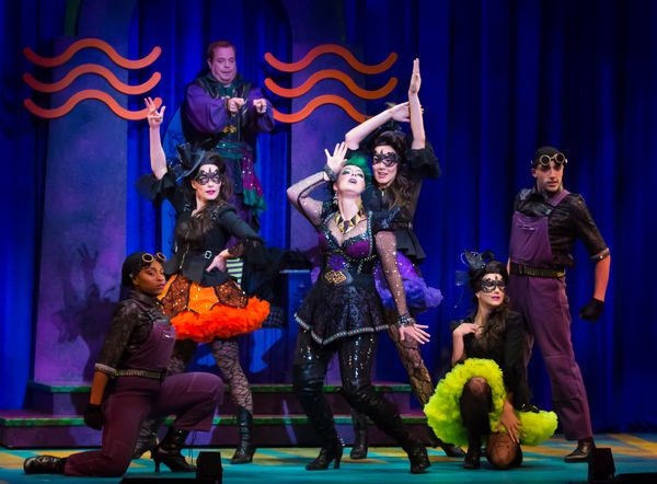 Eddie Glen as Randy (top), Sara-Jeanne Hosie as Sulphura The Wicked Witch of the West Photo