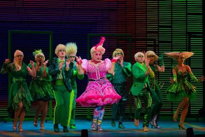 Michael De Rose as Sugarbum The Good Witch of the North, and the Greenies 1. Photo by Photo