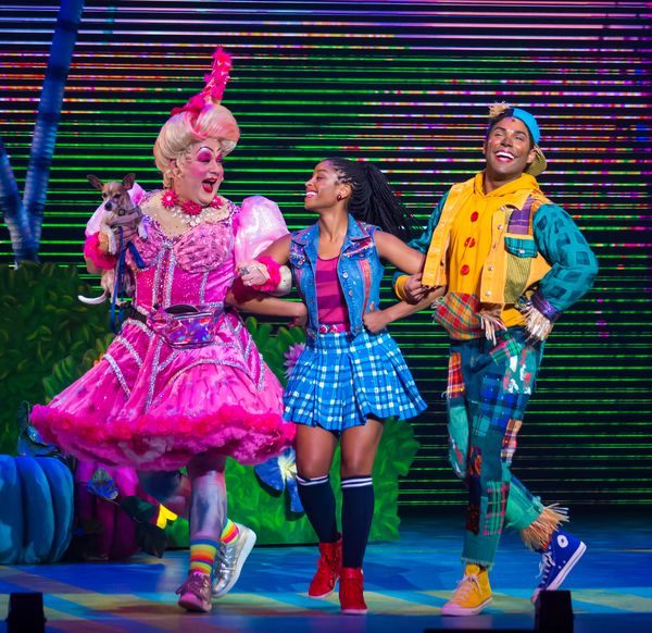 Michael De Rose as Sugarbum The Good Witch of the North, Camille Eanga-Selenge as Dor Photo