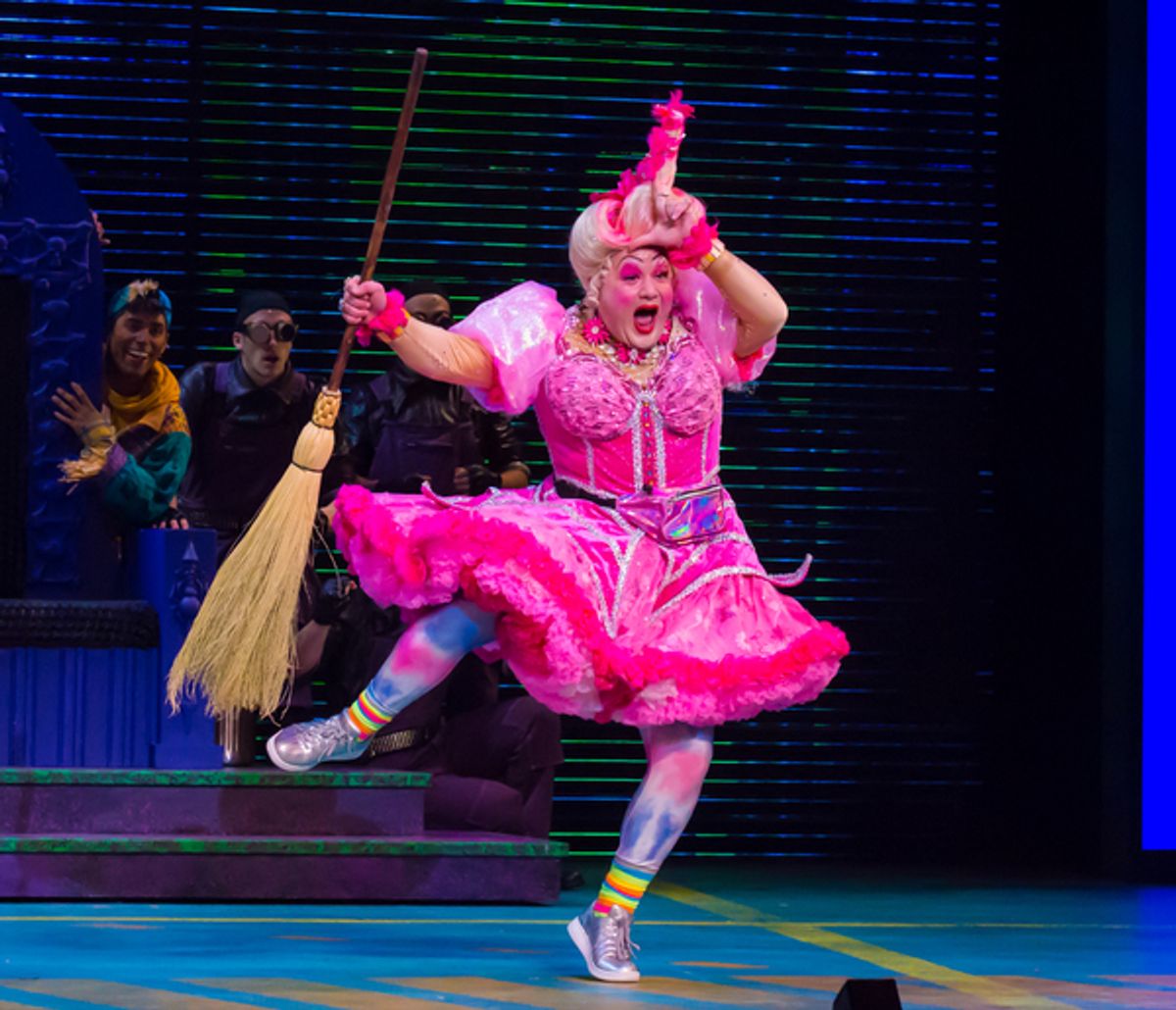 Michael De Rose as Sugarbum The Good Witch of the North in The Wizard of OZ 1. Photo by Racheal McCaig at 