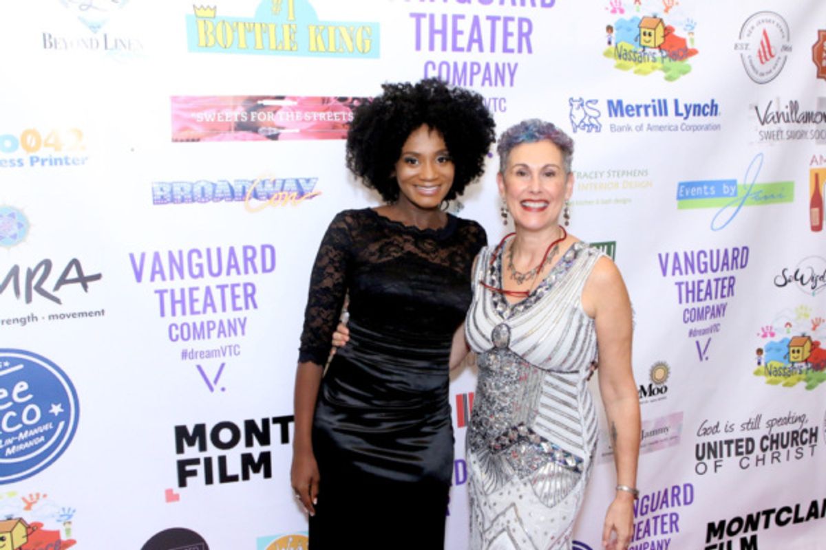 Janeece Freeman Clark, Artistic Director, and Jessica Sporn, Managing Director, at Vanguard Theater Company's Gala on November 3, 2018. at 