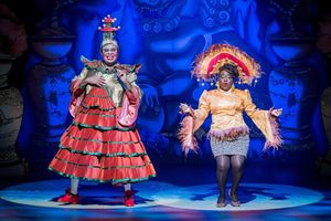 Clive Rowe and Tameka Empson Photo