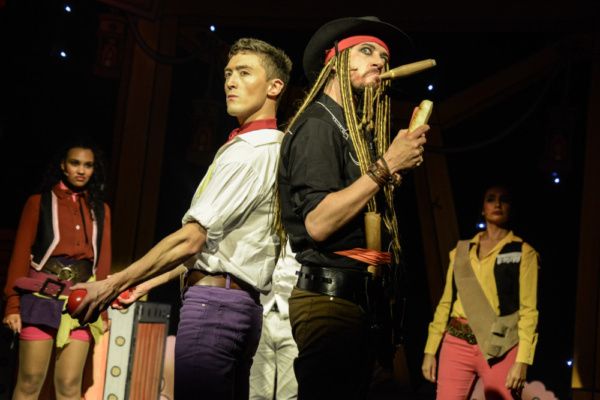 Michaela Bennison, Matt Jolly, Anthony Spargo and Arabella Rodrigo in Robinson Crusoe Photo