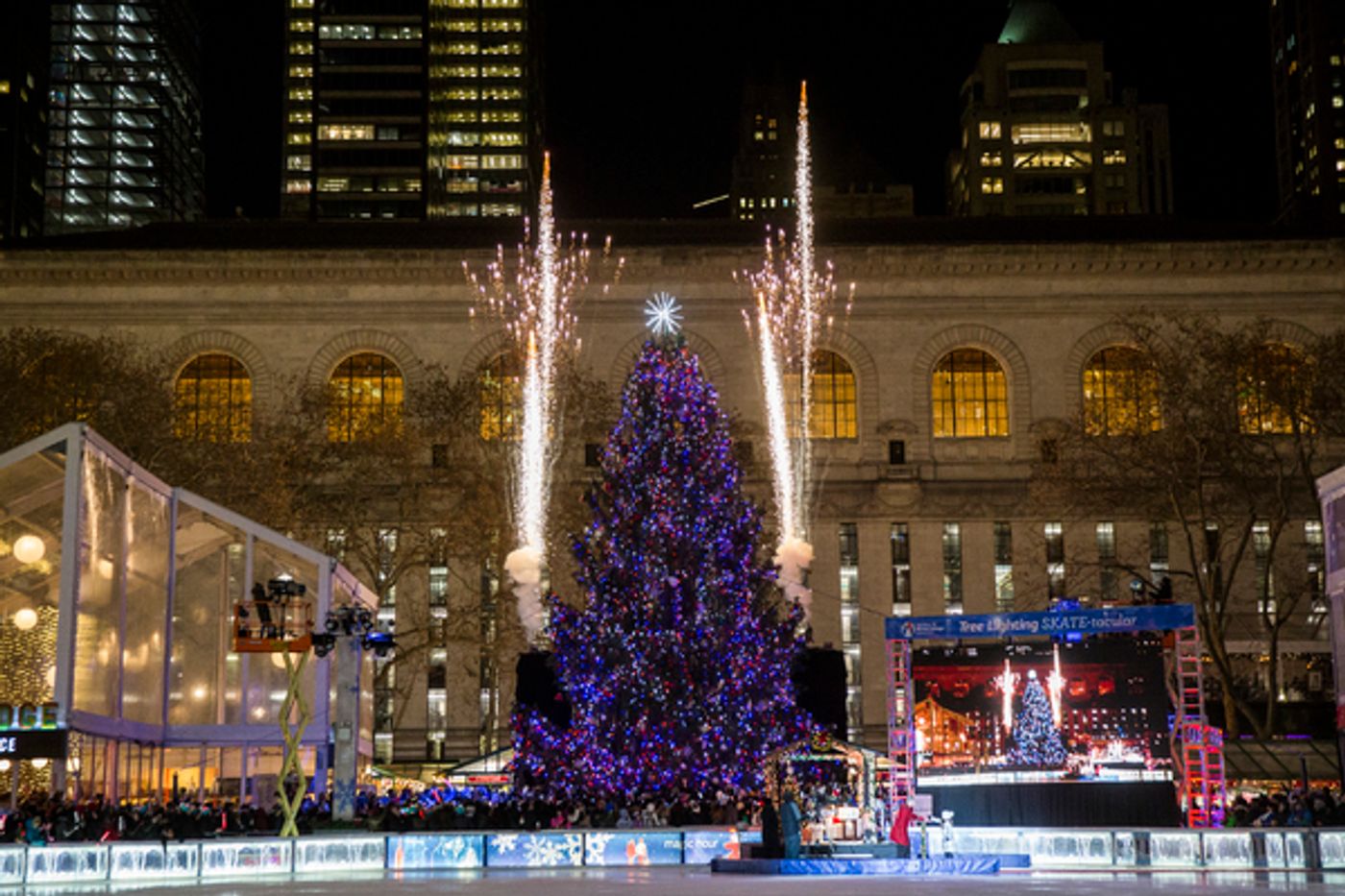 Photo Flash: Tree Lighting Skate-tacular At Bryant Park Winter Village  Image