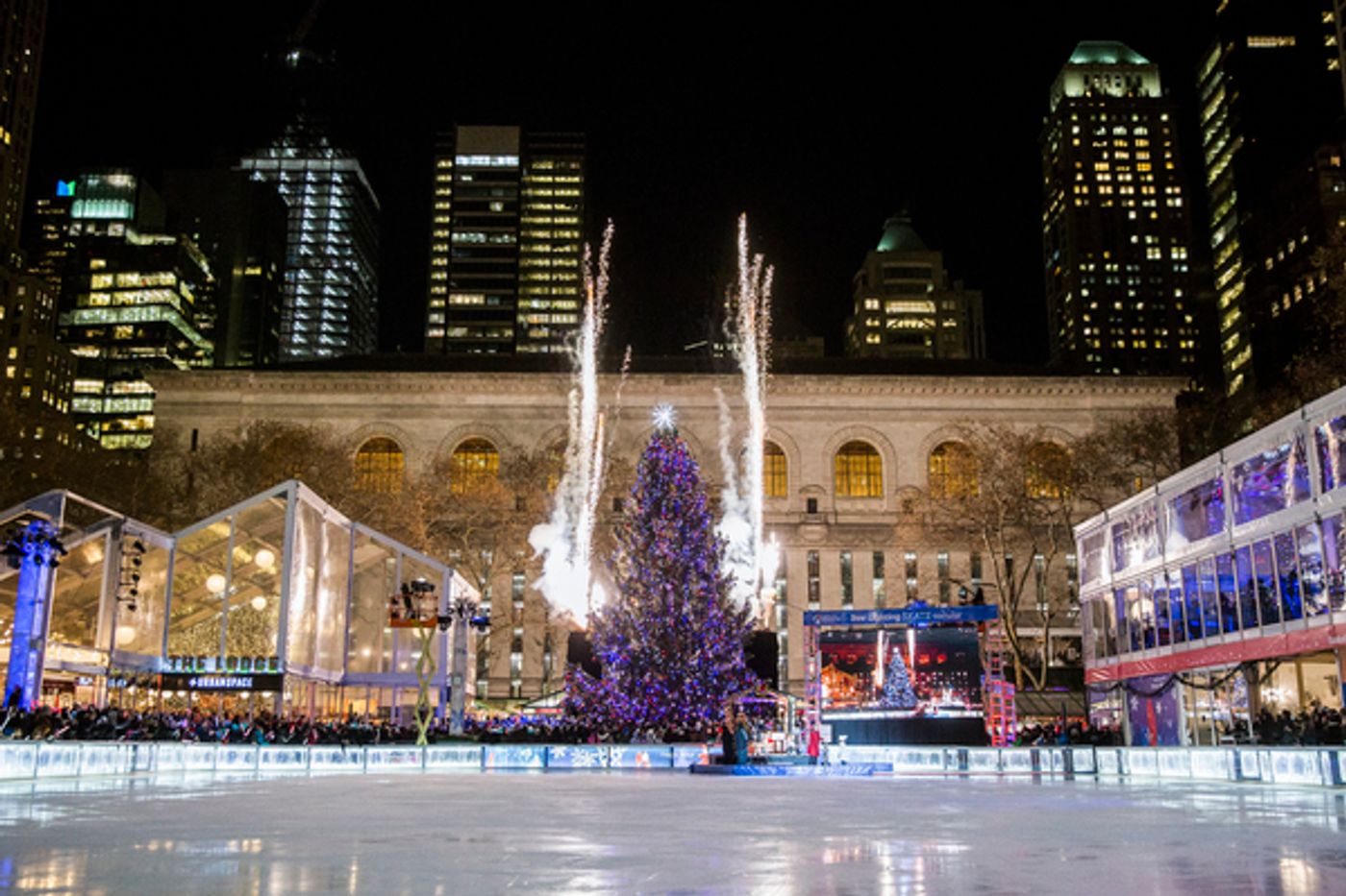 Photo Flash: Tree Lighting Skate-tacular At Bryant Park Winter Village  Image