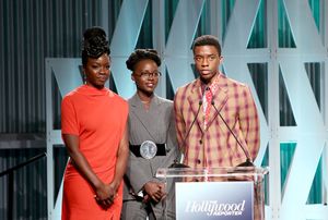 Danai Gurira, Lupita Nyong'o and Chadwick Boseman @ BroadwayWorld Danai Gurira, Lupita Nyong'o and Chadwick Boseman Photo