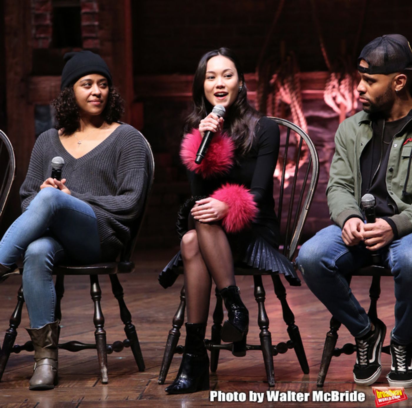 Photo Coverage: Backstage At The Latest eduHAM and Cast Q&A Photo Coverage: Backstage At The Latest eduHAM and Cast Q&A Image