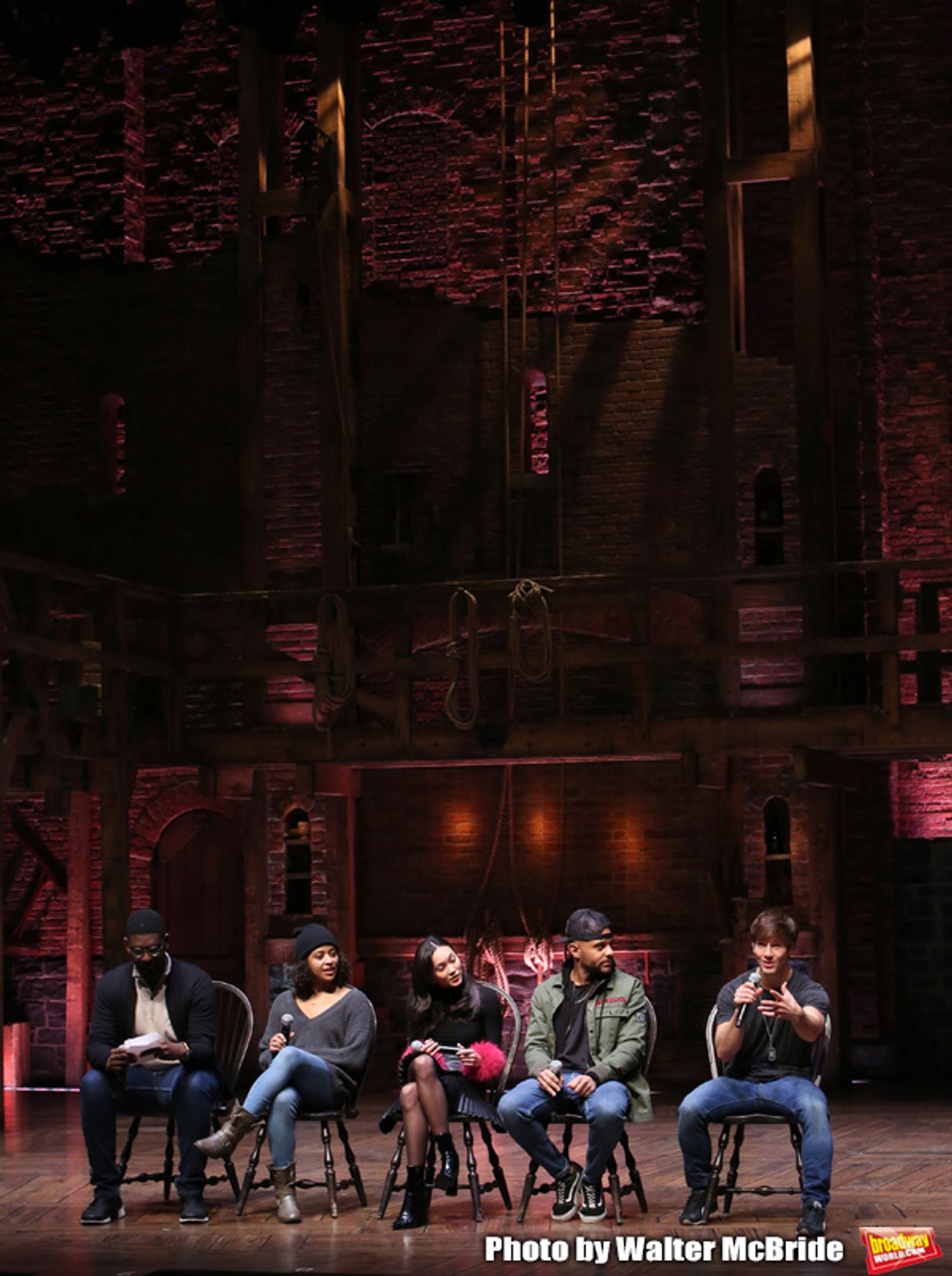 Photo Coverage: Backstage At The Latest eduHAM and Cast Q&A Photo Coverage: Backstage At The Latest eduHAM and Cast Q&A Image