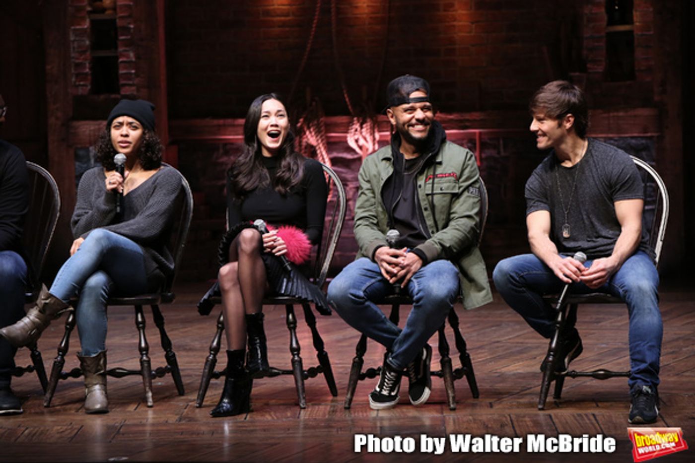 Photo Coverage: Backstage At The Latest eduHAM and Cast Q&A Photo Coverage: Backstage At The Latest eduHAM and Cast Q&A Image