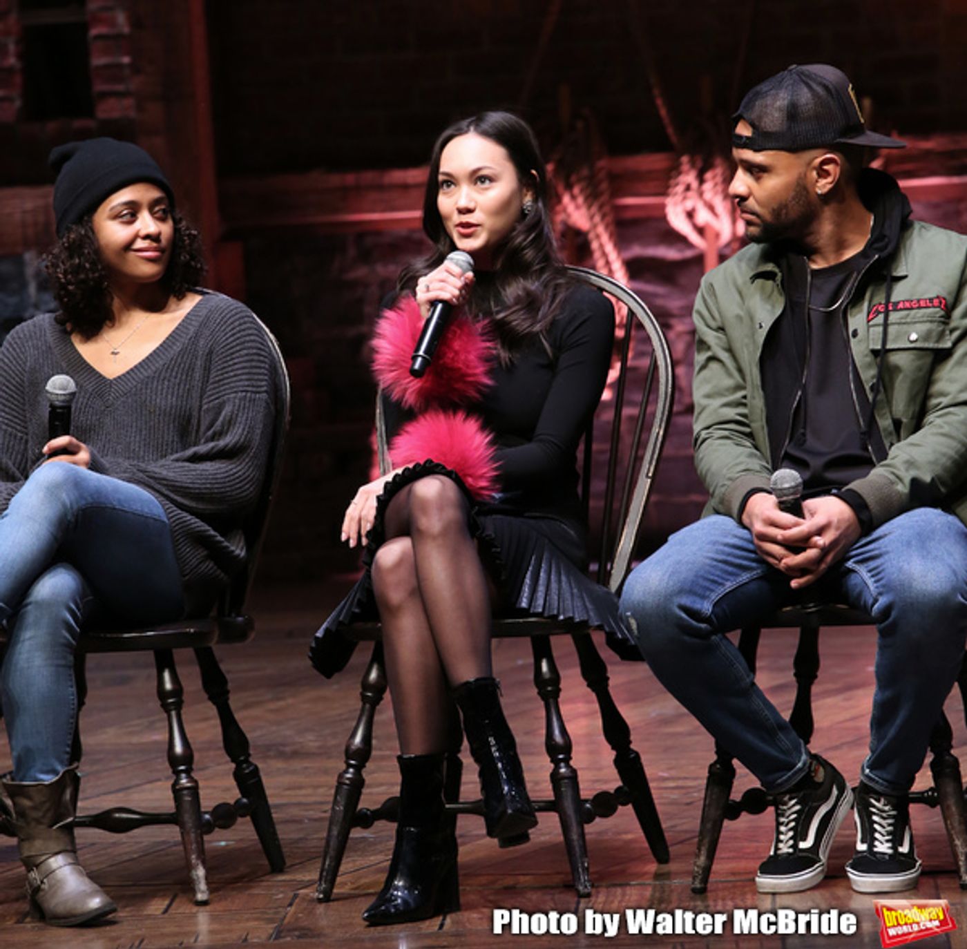 Photo Coverage: Backstage At The Latest eduHAM and Cast Q&A Photo Coverage: Backstage At The Latest eduHAM and Cast Q&A Image