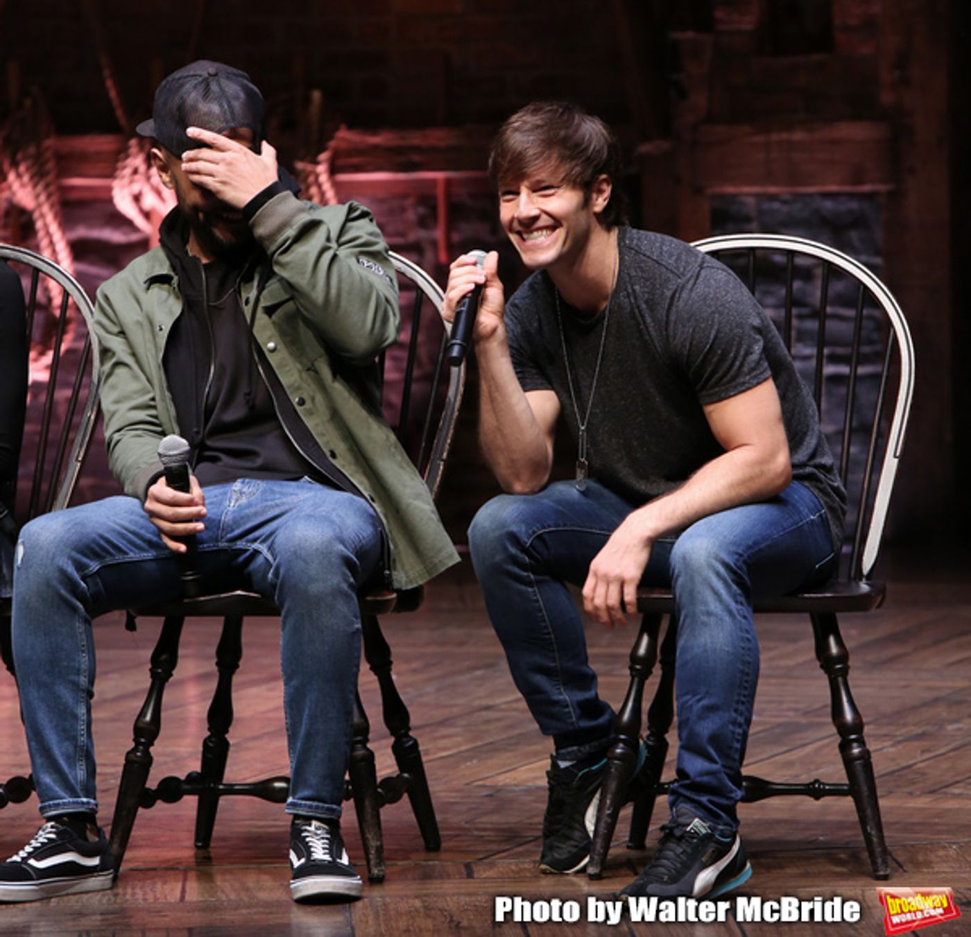 Photo Coverage: Backstage At The Latest eduHAM and Cast Q&A Photo Coverage: Backstage At The Latest eduHAM and Cast Q&A Image