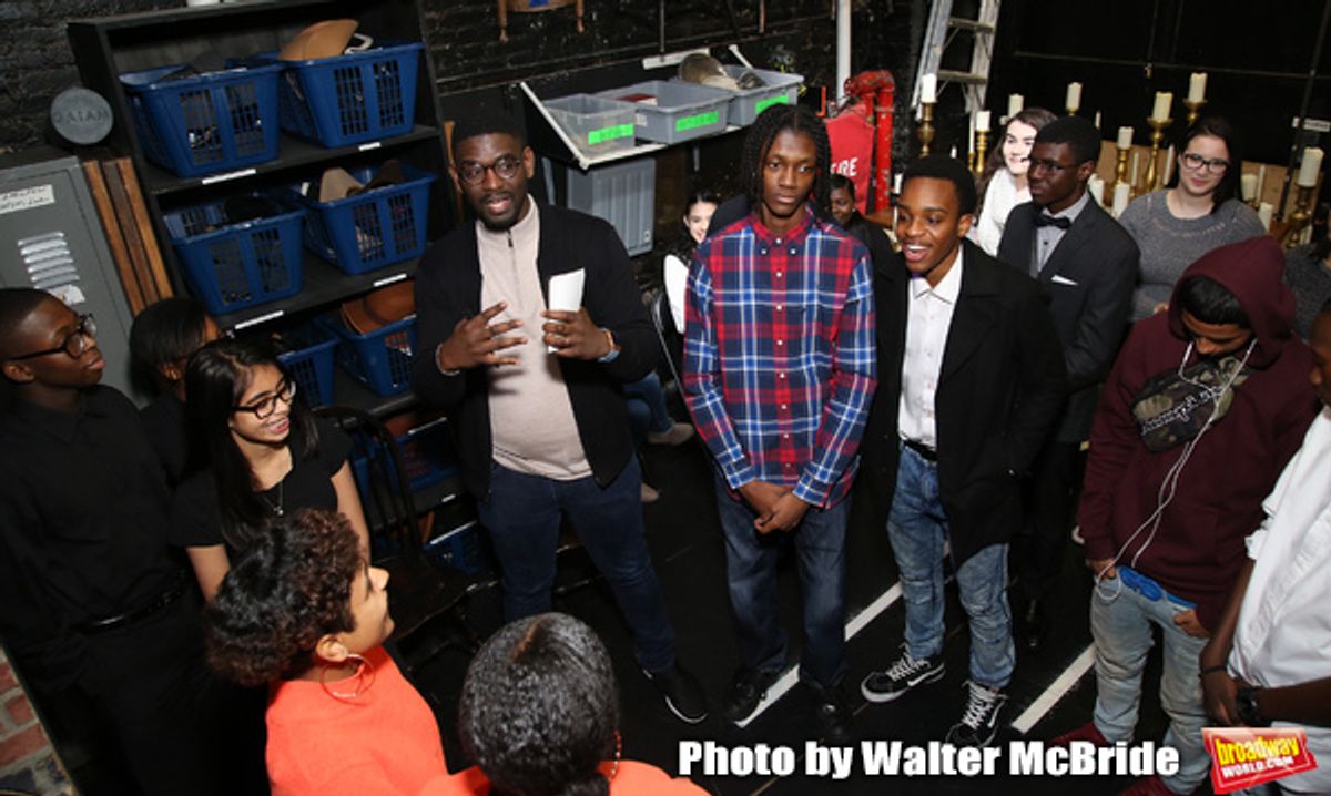 Carvens Lissaint and High School Student Performers at 