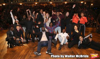 Carvens Lissaint with High School Student Performers Photo