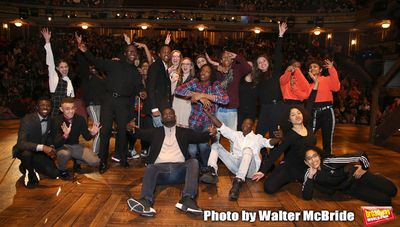Carvens Lissaint with High School Student Performers Photo