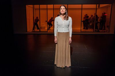 Mia Barron- lead performer-in "The White Album" by Joan Didion created by Lars Jan/ E Photo