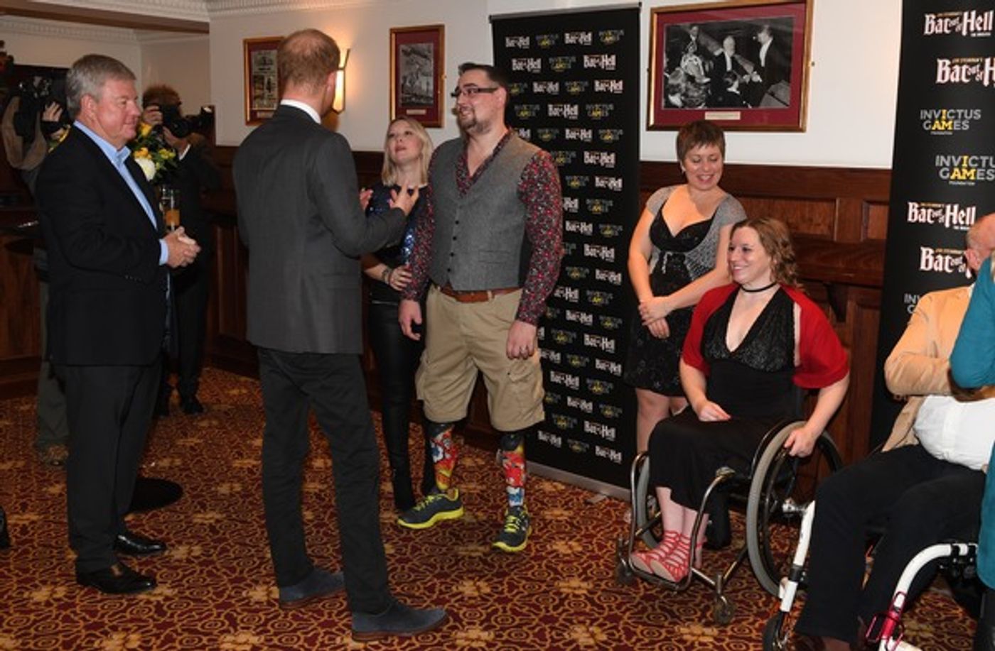 Photo Flash: HRH The Duke Of Sussex Attends Gala Performance Of BAT OUT OF HELL In Support Of The Invictus Games Foundation  Image