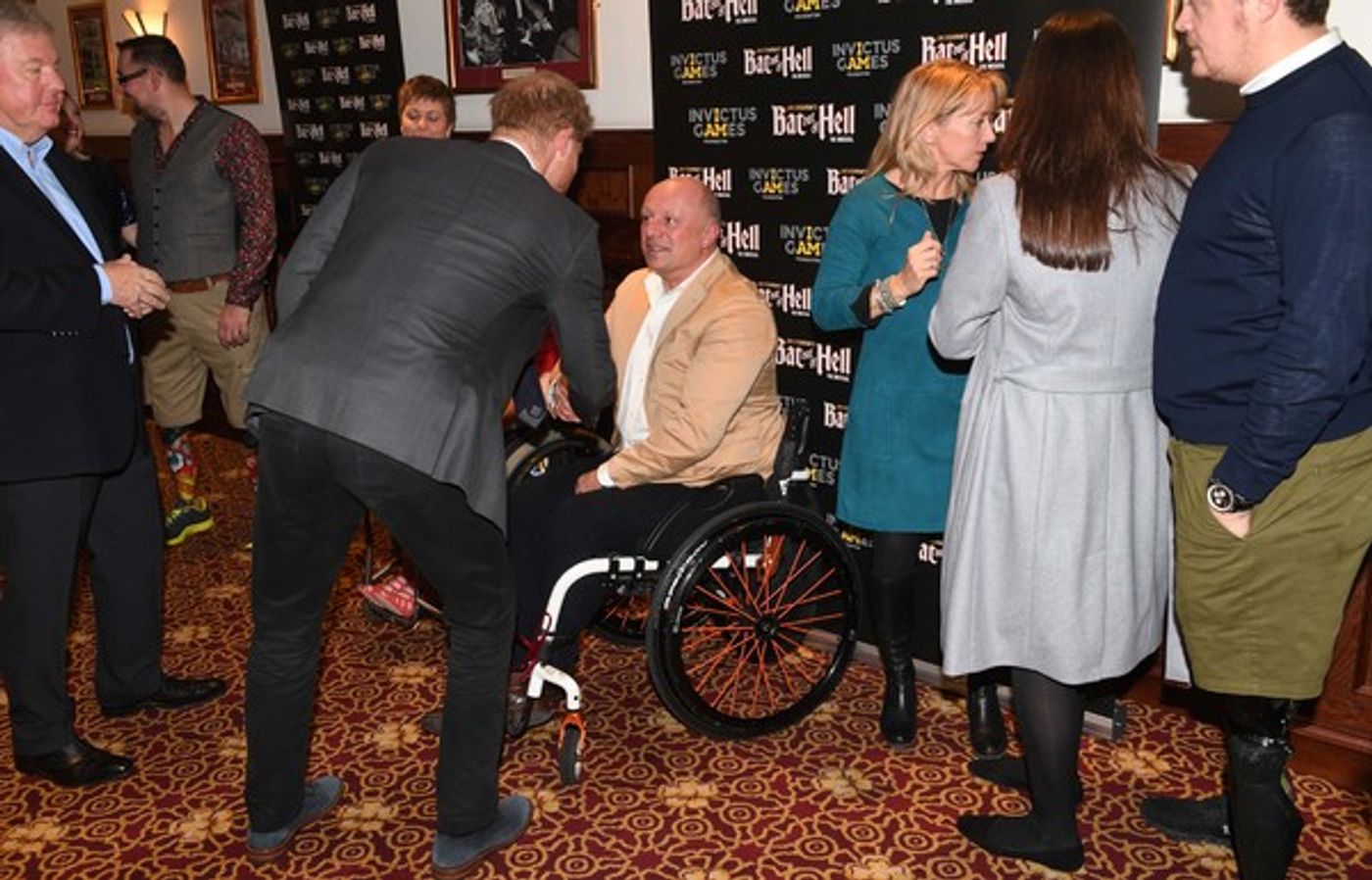 Photo Flash: HRH The Duke Of Sussex Attends Gala Performance Of BAT OUT OF HELL In Support Of The Invictus Games Foundation  Image