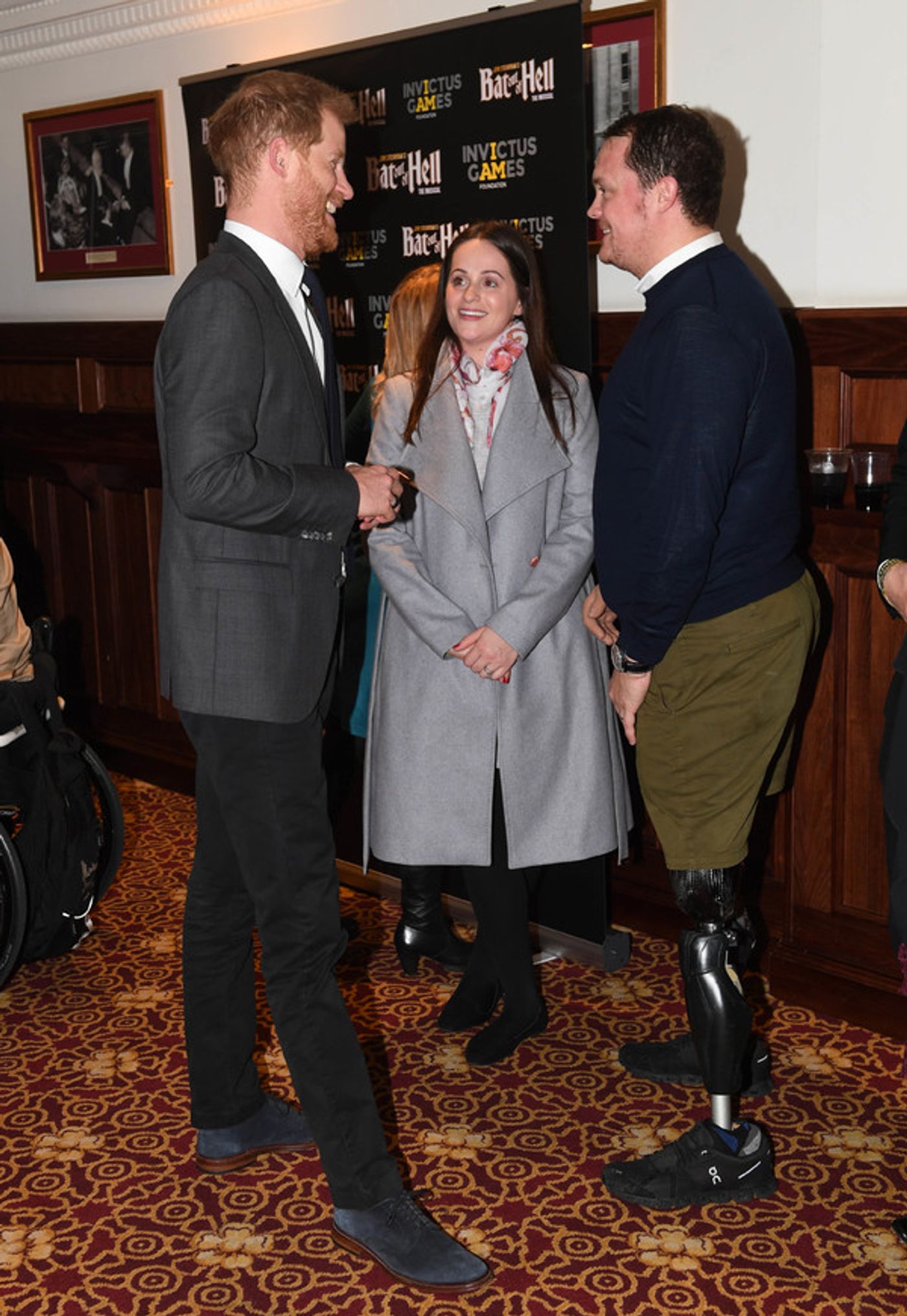 Photo Flash: HRH The Duke Of Sussex Attends Gala Performance Of BAT OUT OF HELL In Support Of The Invictus Games Foundation  Image