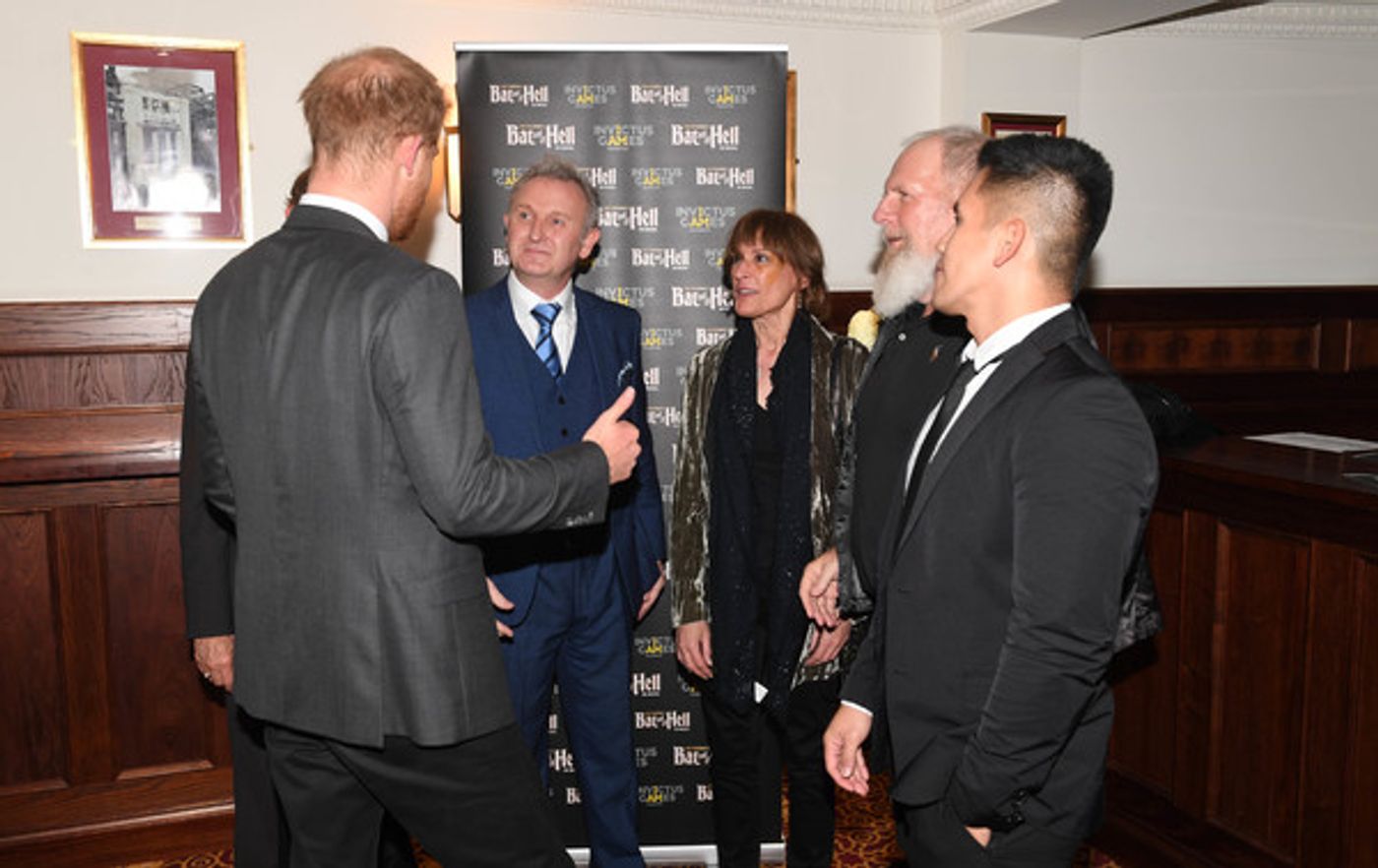 Photo Flash: HRH The Duke Of Sussex Attends Gala Performance Of BAT OUT OF HELL In Support Of The Invictus Games Foundation  Image