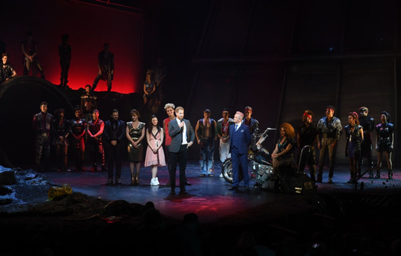 Photo Flash: HRH The Duke Of Sussex Attends Gala Performance Of BAT OUT OF HELL In Support Of The Invictus Games Foundation  Image
