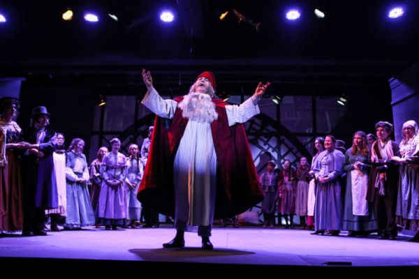 Andrew Fry and The Cast of Scrooge Photo