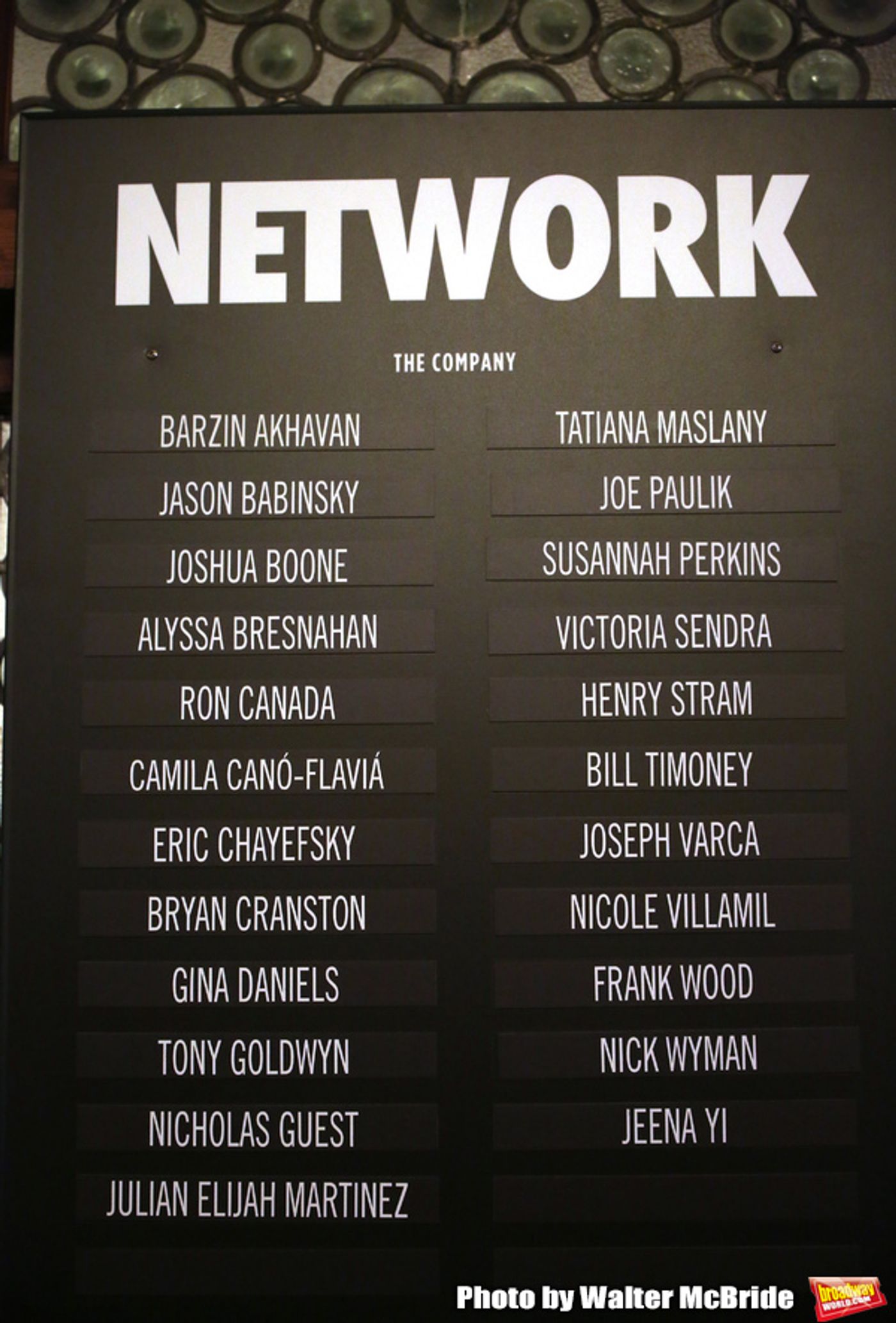 Photo Coverage: The Cast of NETWORK Takes Opening Night Bows  Image