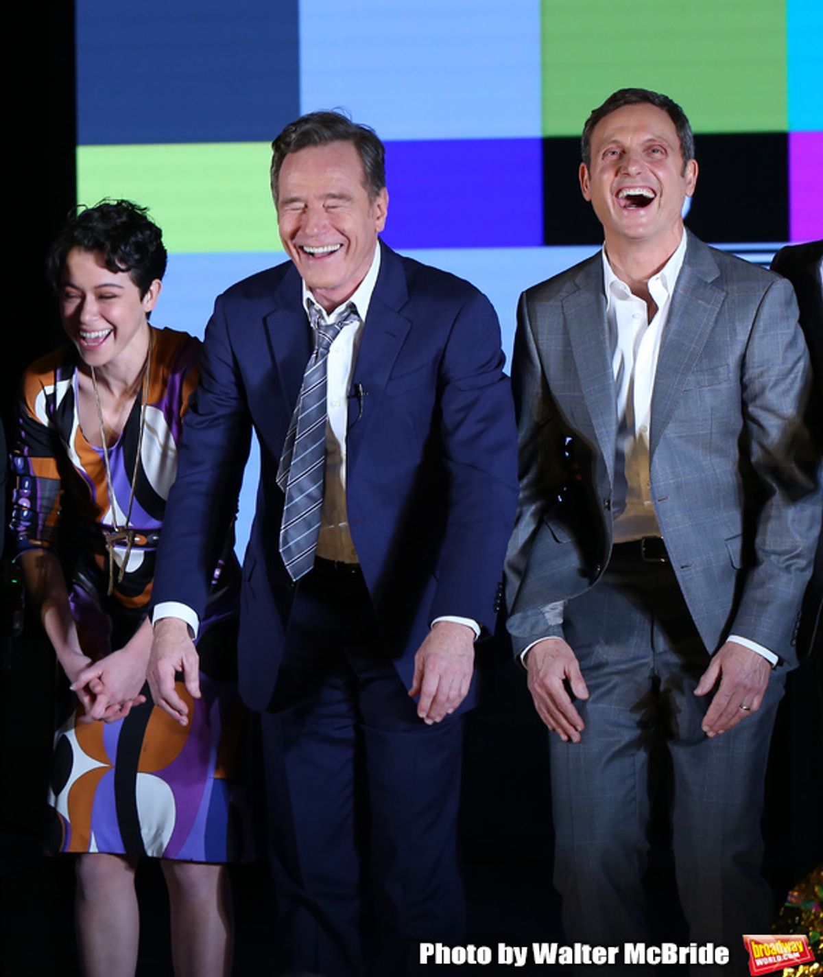 Tatiana Maslany, Bryan Cranston and Tony Goldwyn  at 