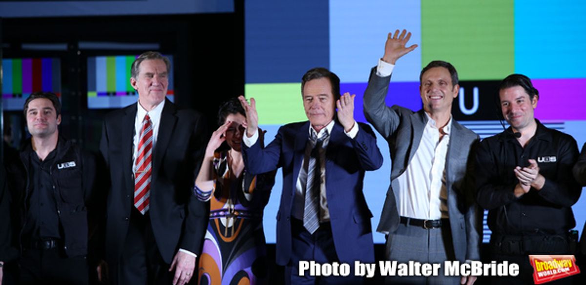Joe Paulik, Nick Wyman, Tatiana Maslany, Bryan Cranston, Tony Goldwyn and Joseph Varca at 