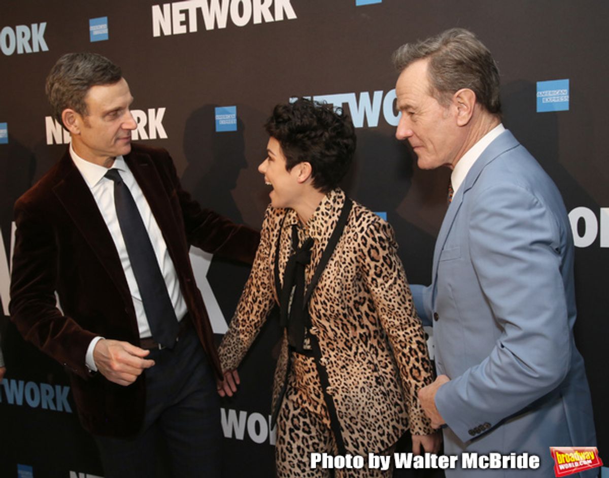 Tony Goldwyn, Tatiana Maslany and Bryan Cranston at 