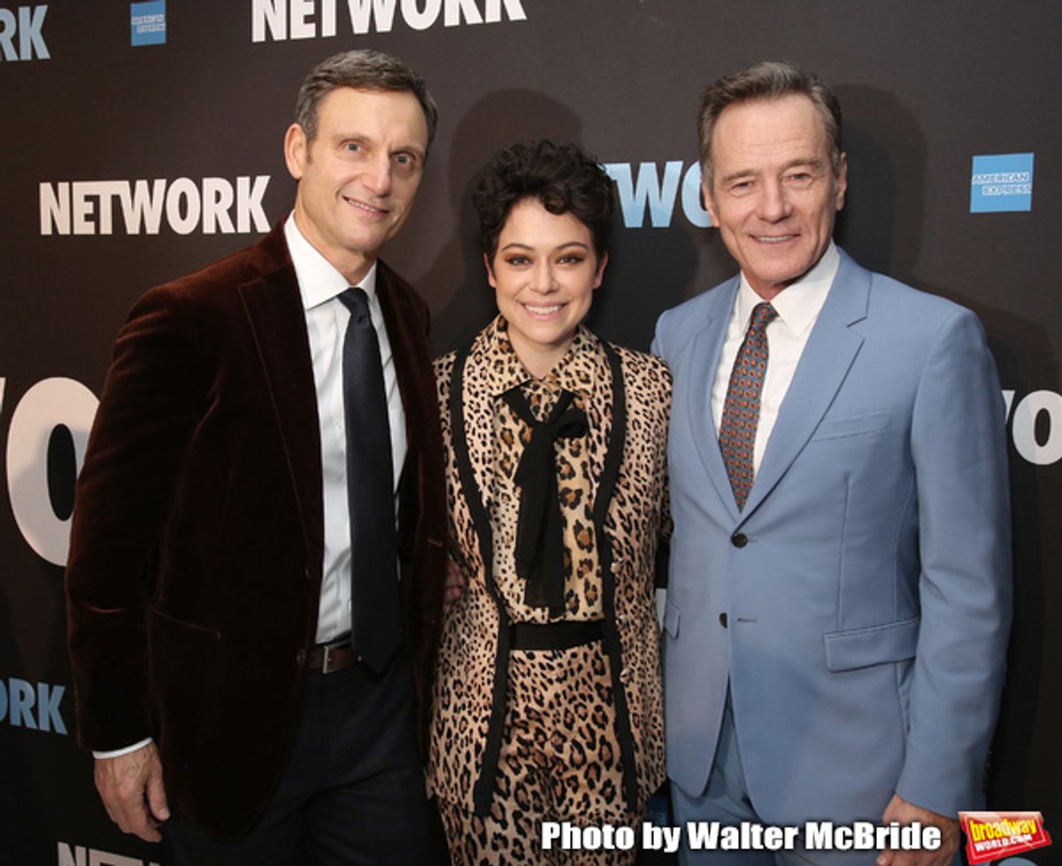 Tony Goldwyn, Tatiana Maslany and Bryan Cranston  at 