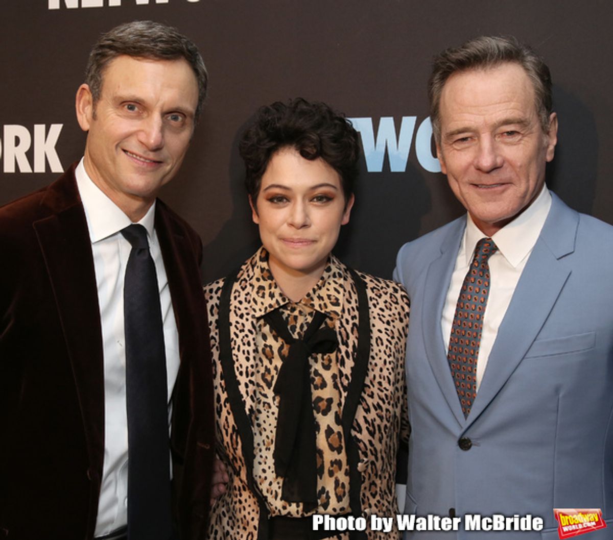 Tony Goldwyn, Tatiana Maslany and Bryan Cranston at 