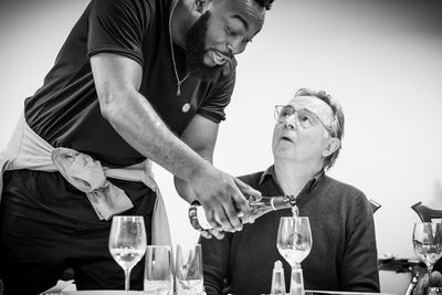 Abraham Popoola and Ron Cook Photo