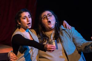 Helena Tafuri and Ava Mascena in FUTURITY at The Wilbury Theatre Group, directed by Brien Lang with music direction by Milly Massey; photo by Erin X. Smithers. @ BroadwayWorld Helena Tafuri and Ava Mascena in FUTURITY at The Wilbury Theatre Group, directed by Photo