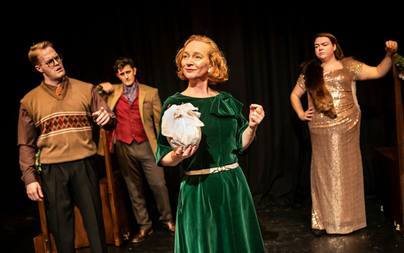 Photo Flash: First Look at CRIMES OF THE CHRISTMAS PUDDING at the Lichfield Garrick  Image