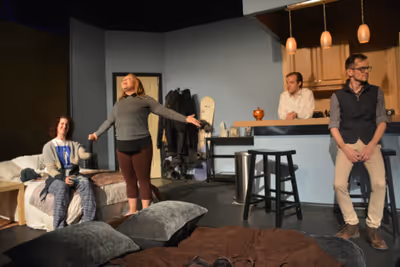 Bad Jews by Joshua Harmon at Ophelia's Jump through December 15. Photo