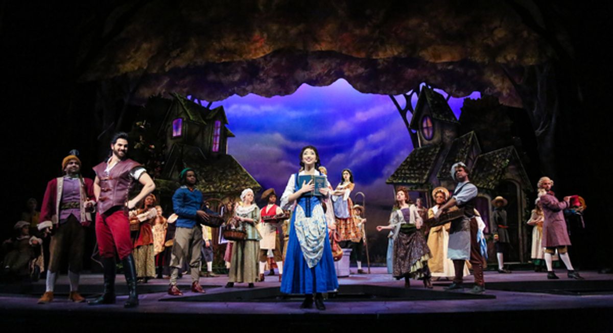 Delphi Borich and Cast of Disneyâ€™s Beauty and the Beast  at 